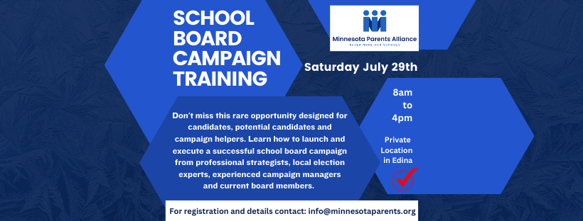 School Board Campaign Training Minnesota Parents Alliance